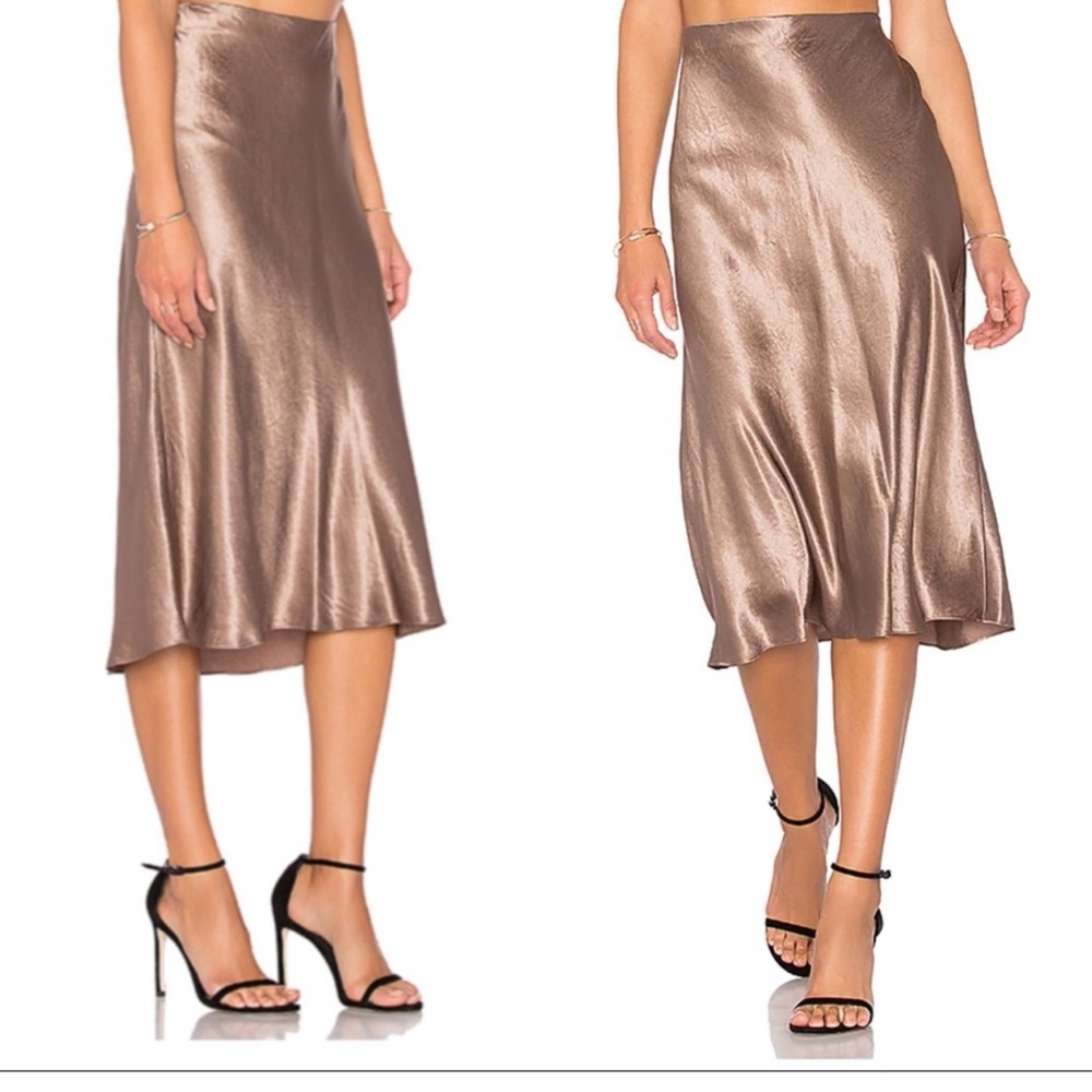 Vince satin skirt